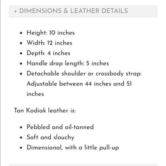 (SOLD) KMM & Co Mini Tote in Tan Kodiak - Picture 11 of 13